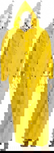 Rain Jacket: Size 2X-Large, Yellow, Polyester